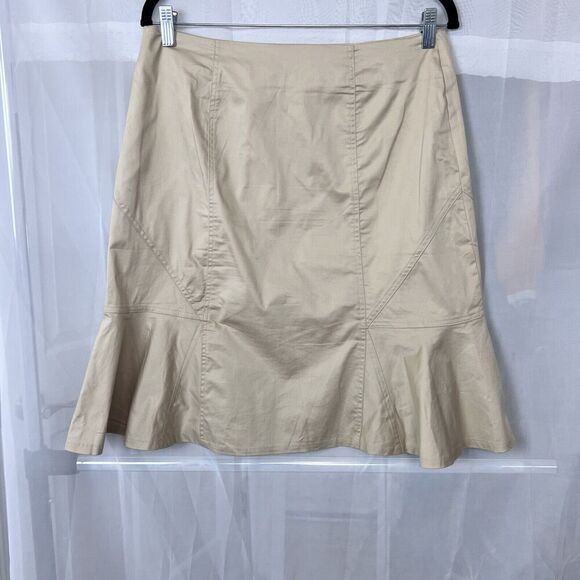 Cato Tan A-Line Midi Skirt - Picture 6 of 8